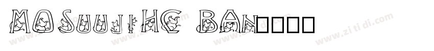 MOSuujiHC BAn字体转换